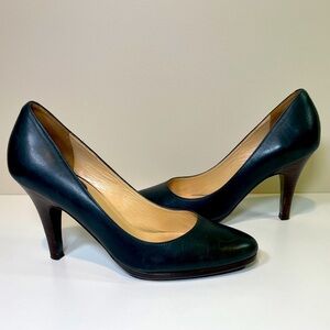 Cole Haan Nike Air leather heels deep teal 9.5